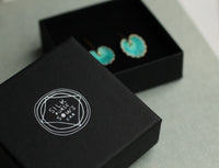 Turquoise Leaf Earrings