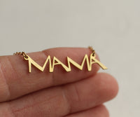 Silver Mama Necklace