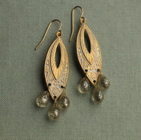 Art Deco Mercury Chandelier Earrings