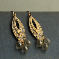 Art Deco Mercury Chandelier Earrings