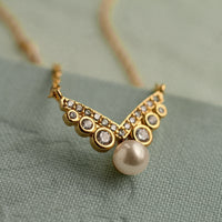 Pearl Art Deco Necklace