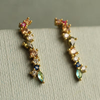 Rainbow Jewel Earrings