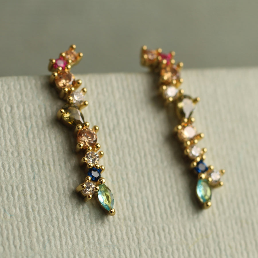 Rainbow Jewel Earrings