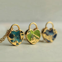 Heart Gemstone Necklace