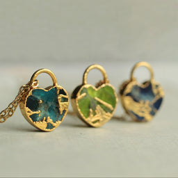 Heart Gemstone Necklace