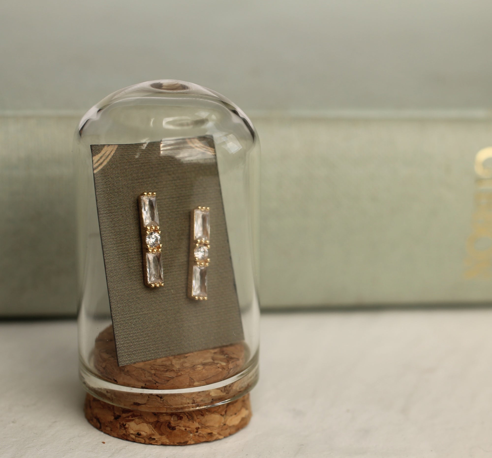 Classic Baguette Studs