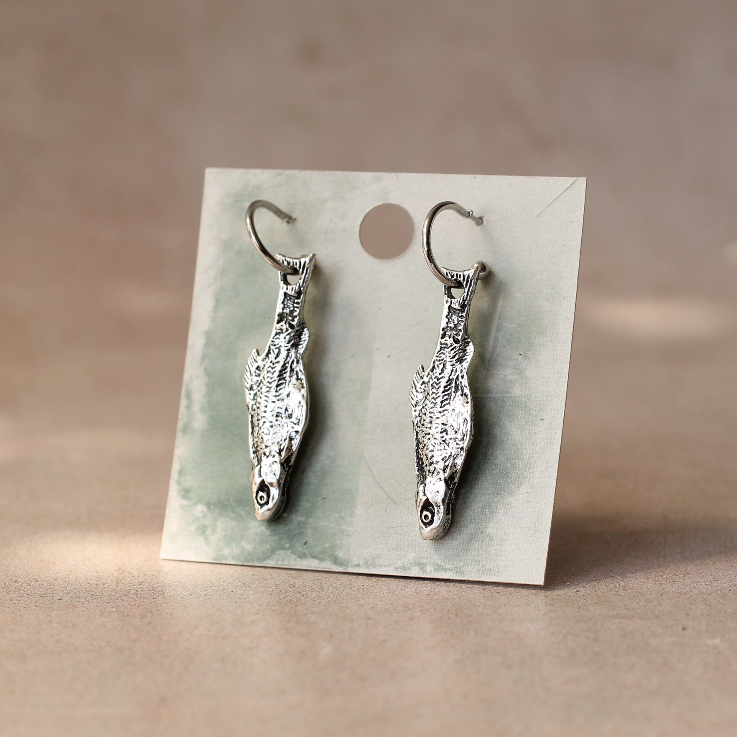 Sardine Fish Earrings