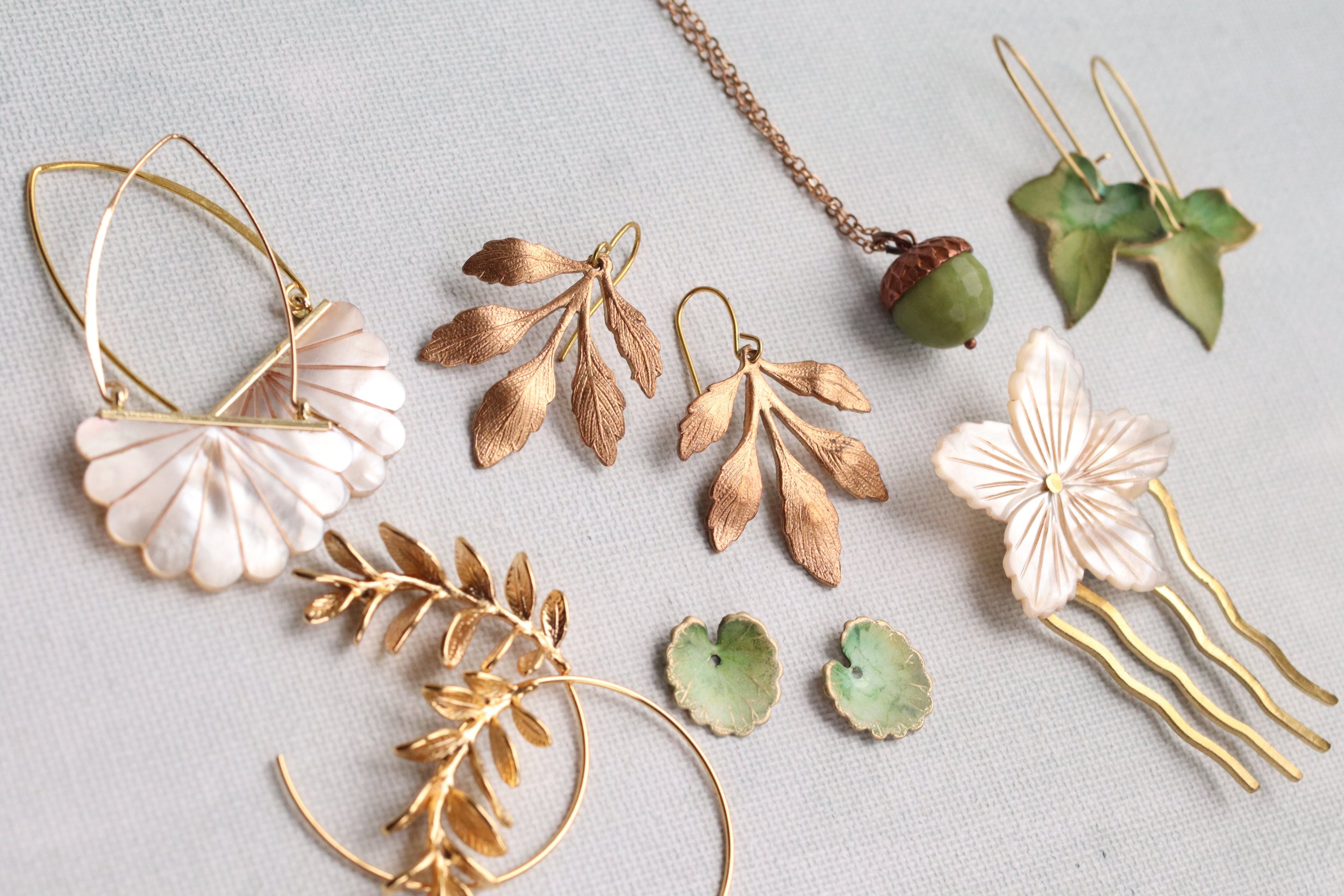 Filigree Fan Earrings