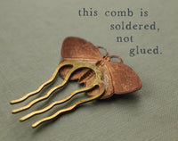 Butterfly Moth Hair Comb