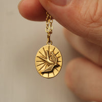 Bird Medallion Necklace