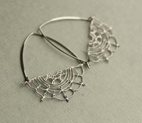 Lace Hoop Earrings