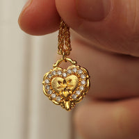Heirloom Heart Pendant Necklace