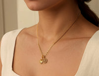 Intaglio Charm Pendant Necklace