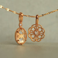 Victorian Intaglio Charm Necklace