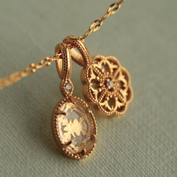 Victorian Intaglio Charm Necklace