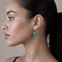 Holly Ivy Leaf Earrings