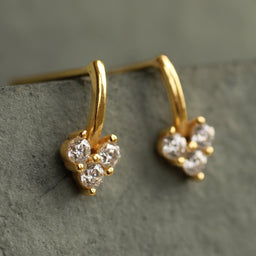 Love Heart Stud Earrings