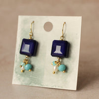 Cobalt Blue Charm Earrings