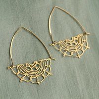 Lace Hoop Earrings