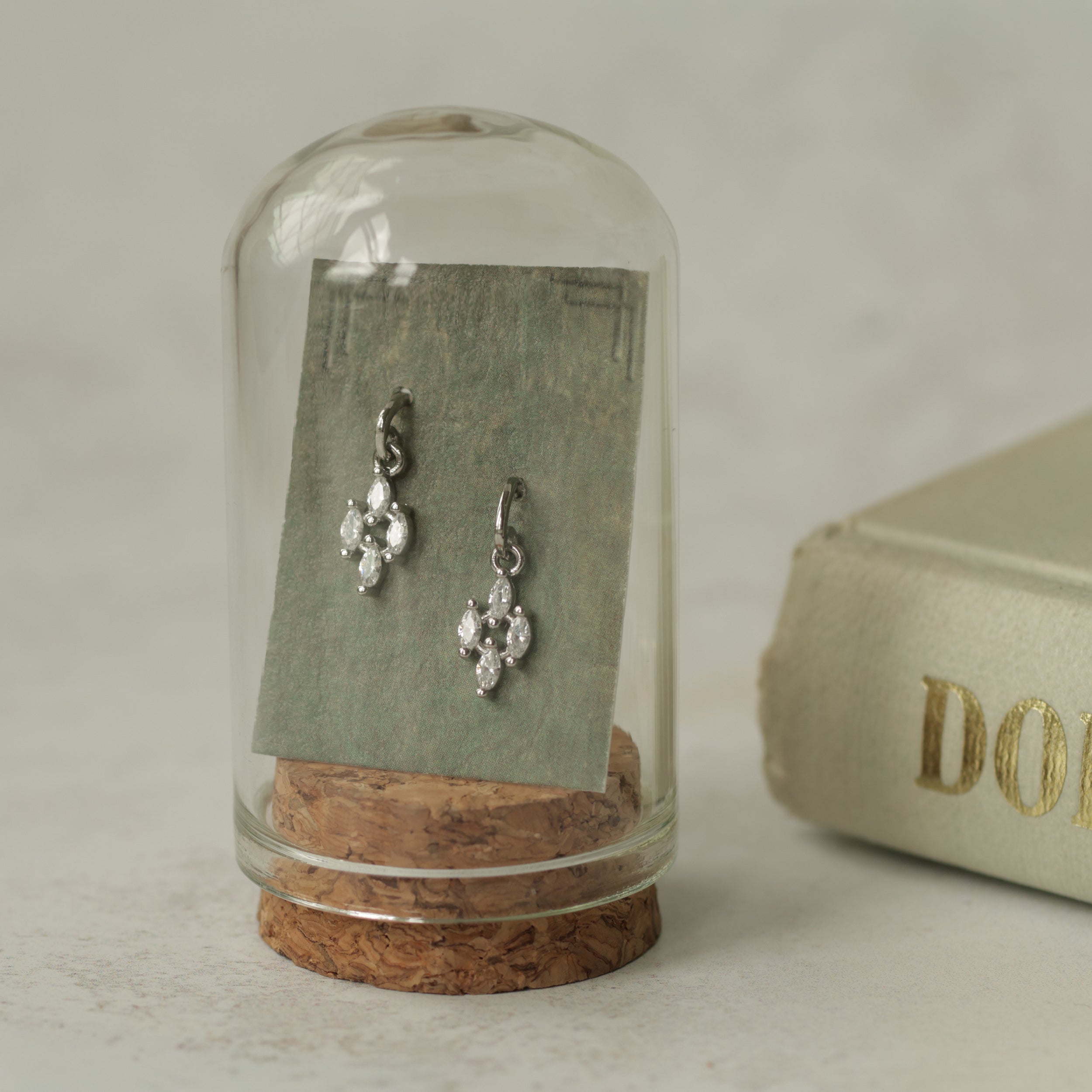 Marquise Crystal Stud Earrings