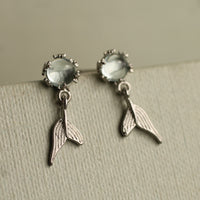 Mermaid Fishtail Stud Earrings
