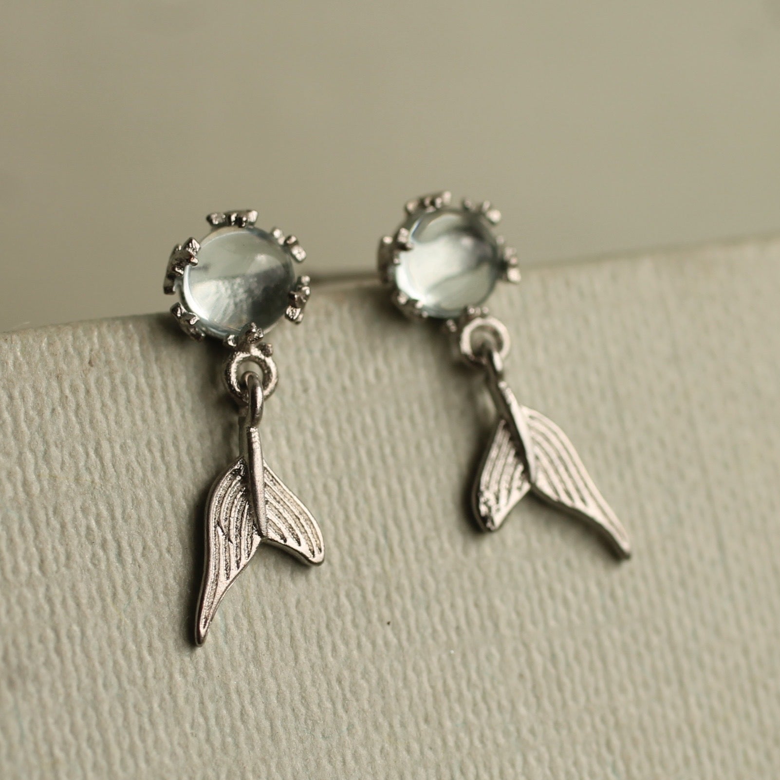 Mermaid Fishtail Stud Earrings