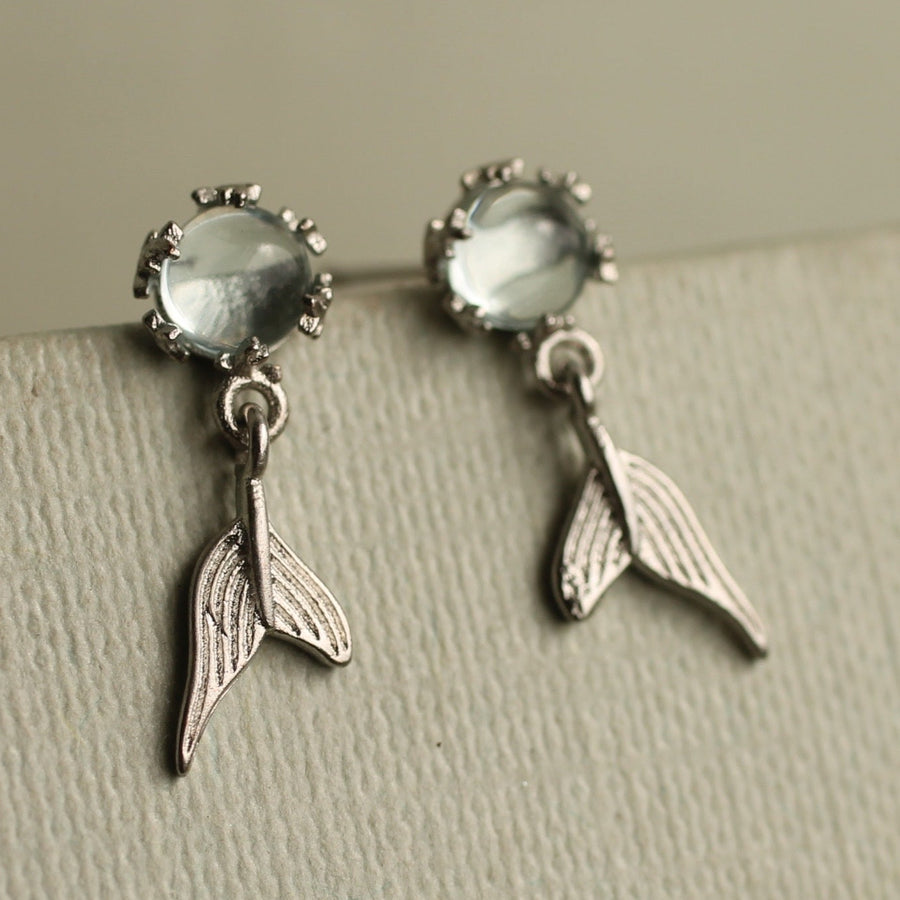 Mermaid Fishtail Stud Earrings