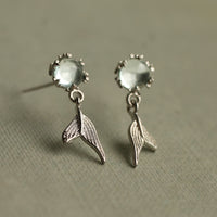 Mermaid Fishtail Stud Earrings