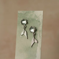 Mermaid Fishtail Stud Earrings