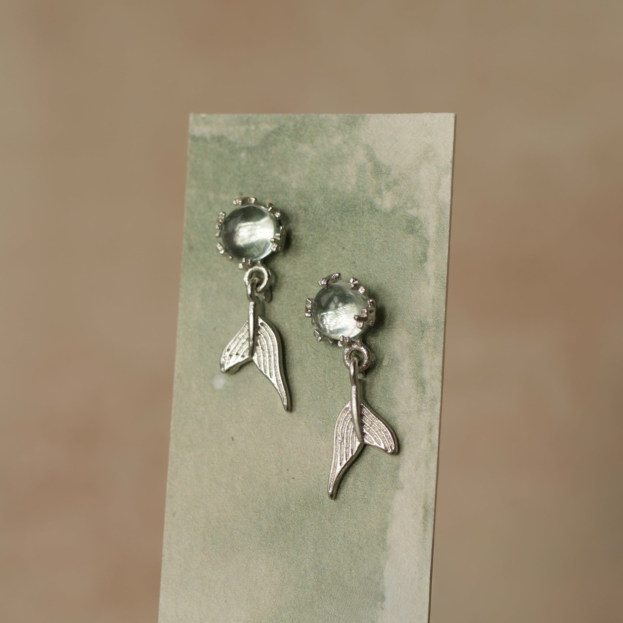 Mermaid Fishtail Stud Earrings