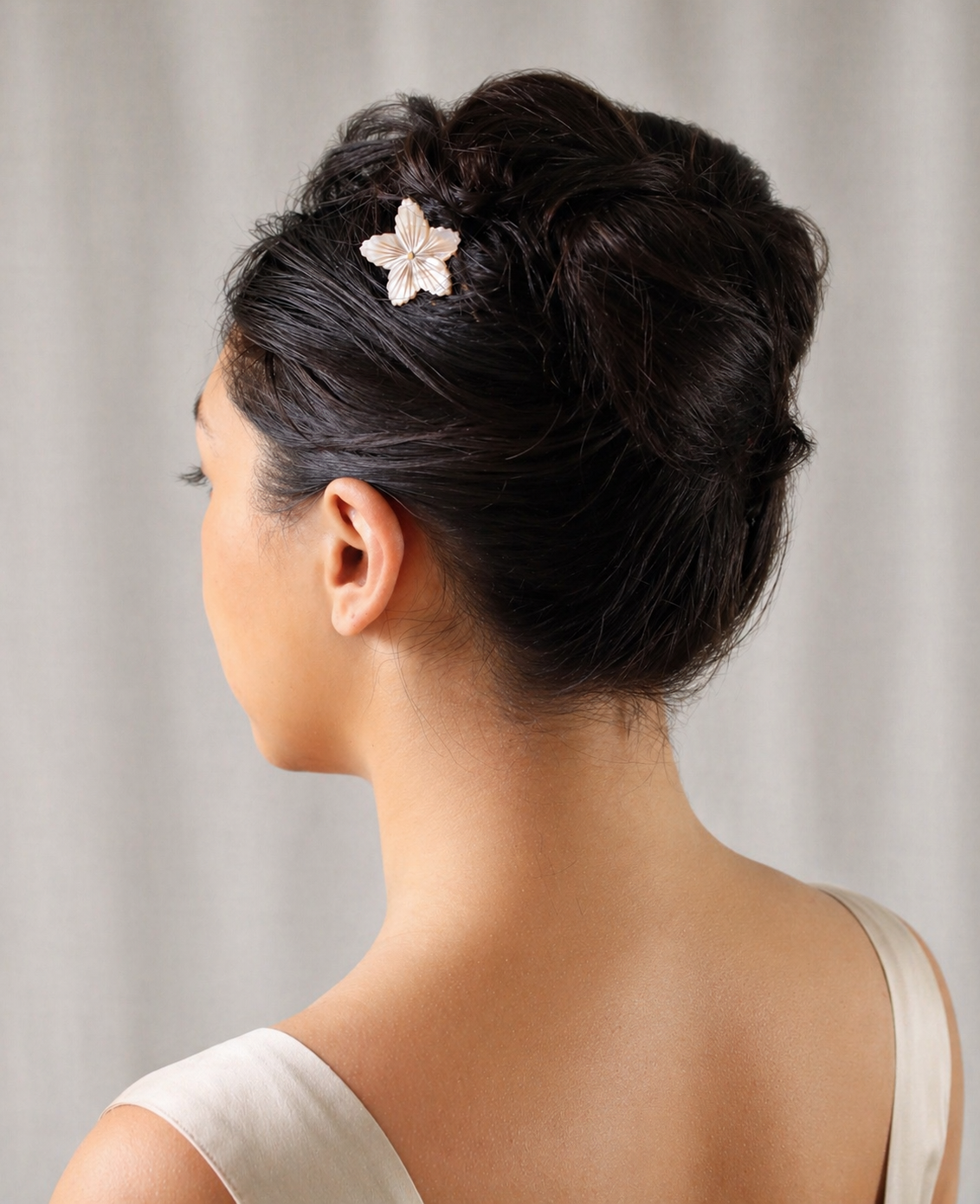 Bridal Pearl Flower Comb
