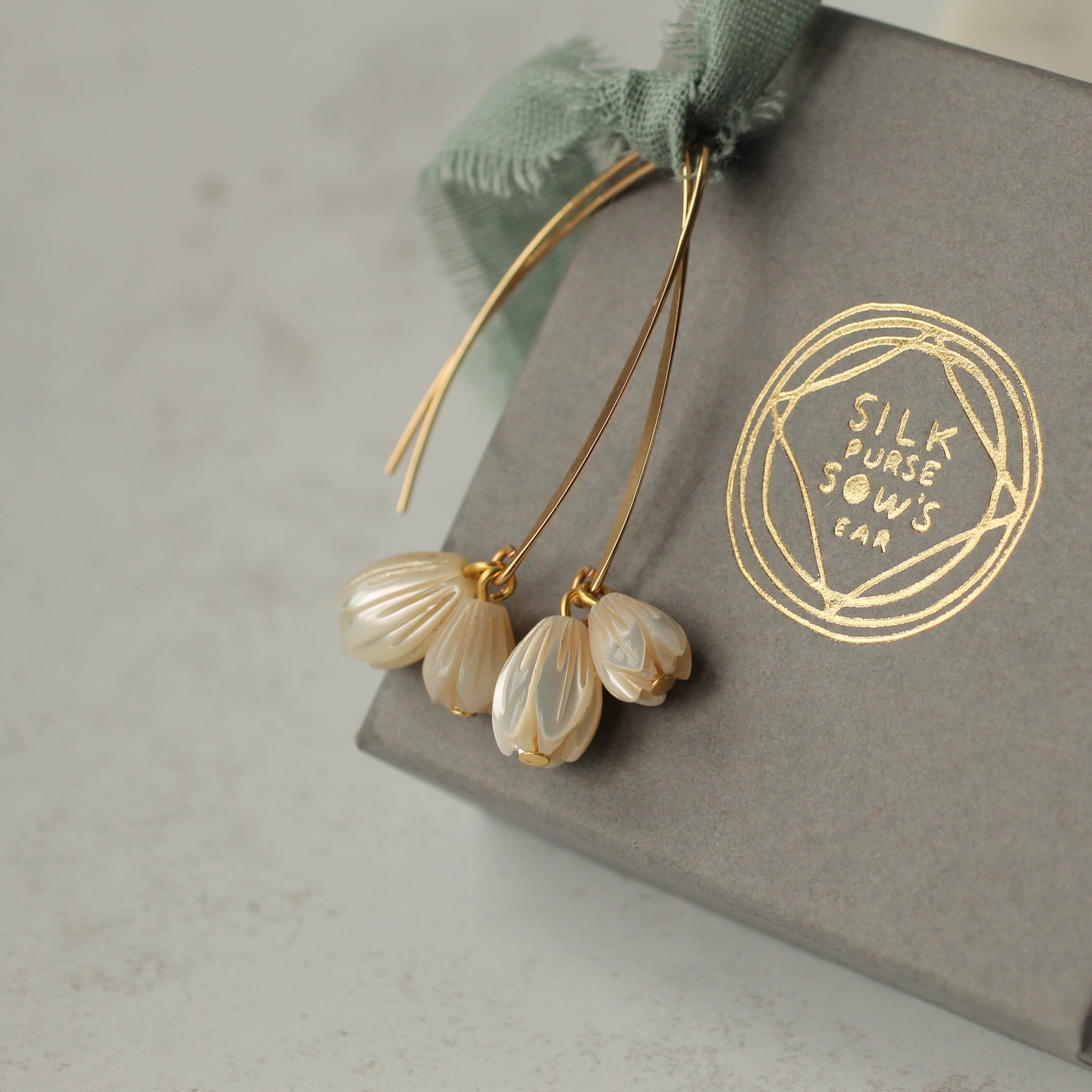 Pearl Snowdrop Earrings