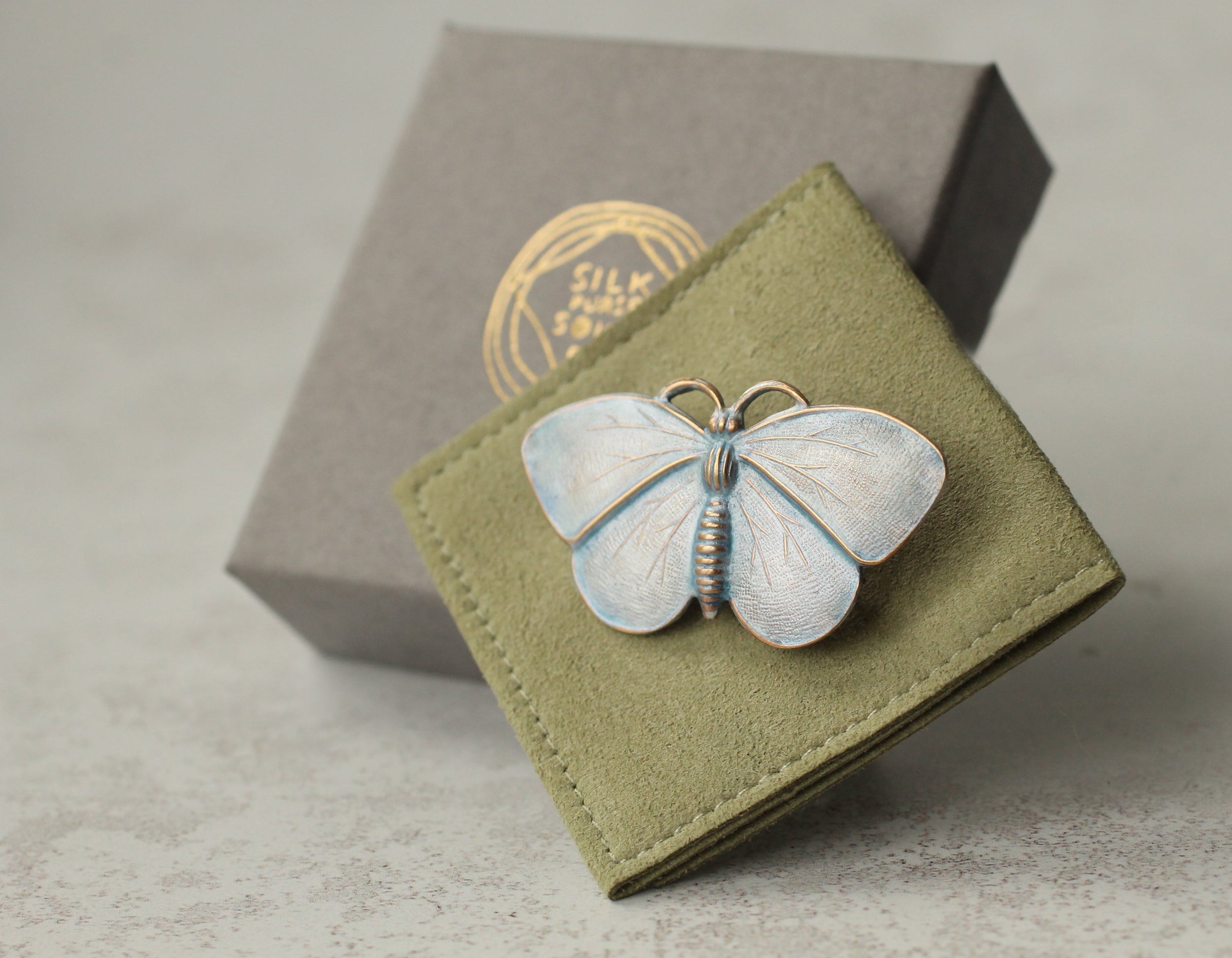 Moth Butterfly Brooch