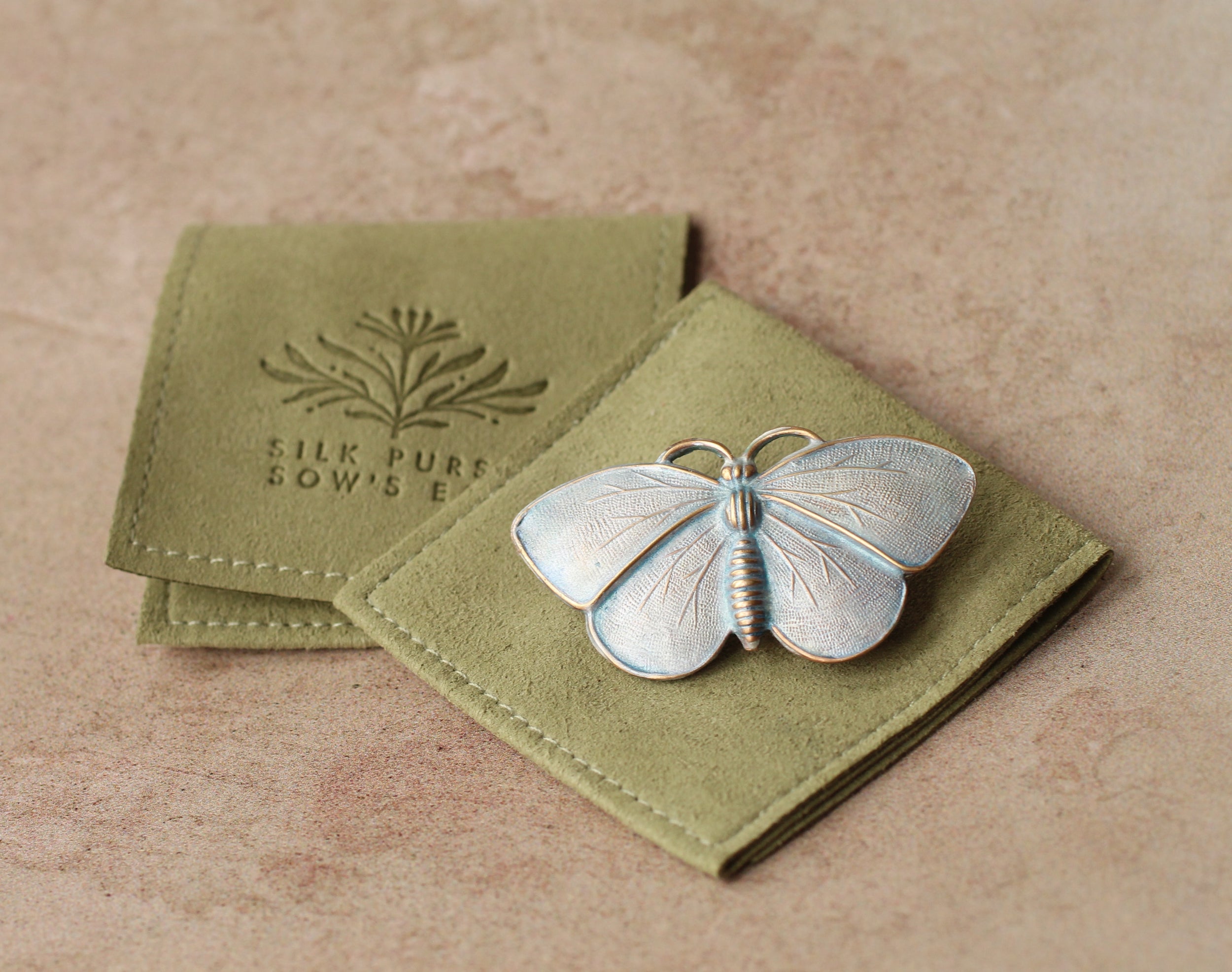 Moth Butterfly Brooch