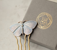 Butterfly Moth Hair Comb