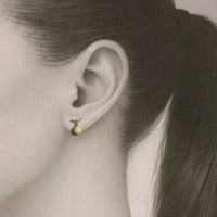 Opal Dangle Stud Earrings