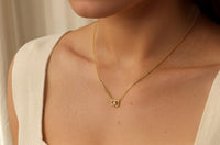 Gold Pretzel Necklace