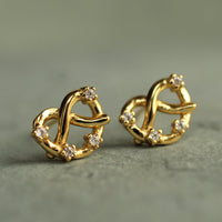 Pretzel Stud Earrings