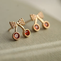 Cherry Stud Earrings
