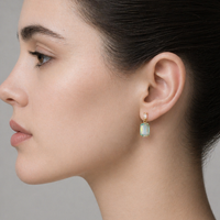 Rainbow Baguette Earrings