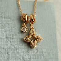 Clover Good Luck Charm Necklace