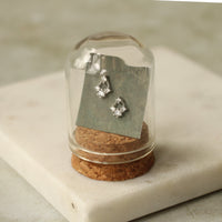 Silver Arch Stud Earrings