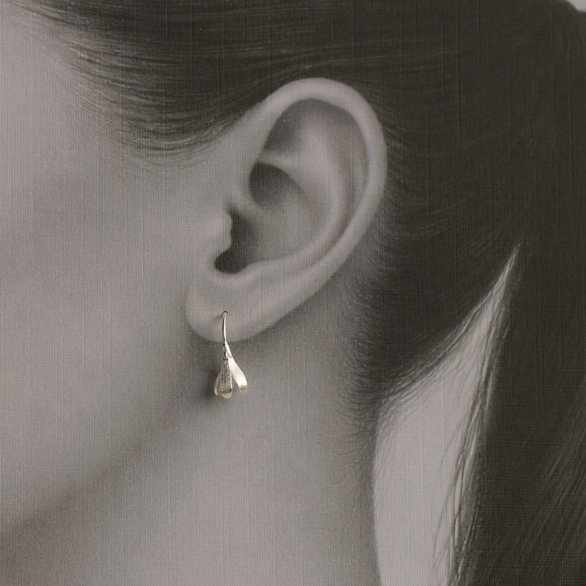 Sterling Silver Snowdrop Earrings