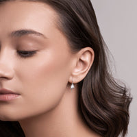Sterling Silver Snowdrop Earrings - Earrings