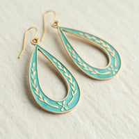 Sprig Hoop Earrings