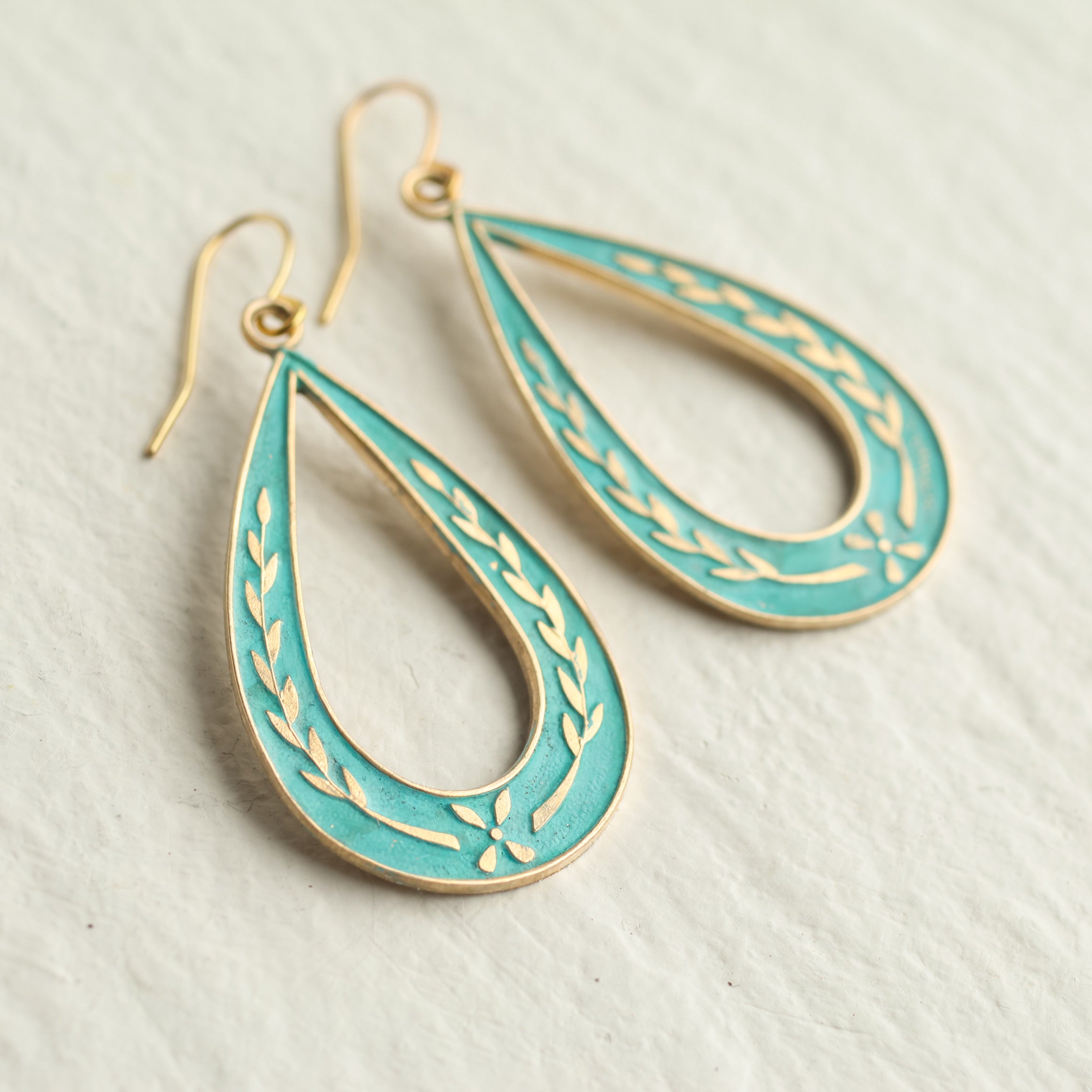 Sprig Hoop Earrings