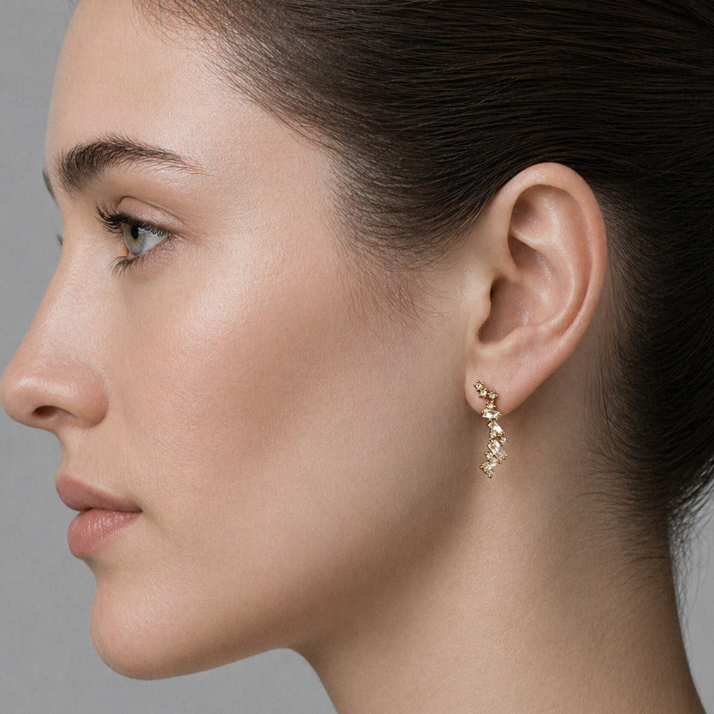 Starburst Statement Stud Earrings