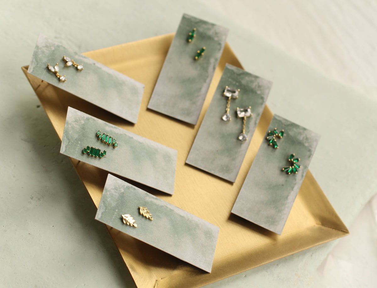 Silver Bee Stud Earrings