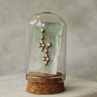 Tiny Vermeil Chandelier Earrings