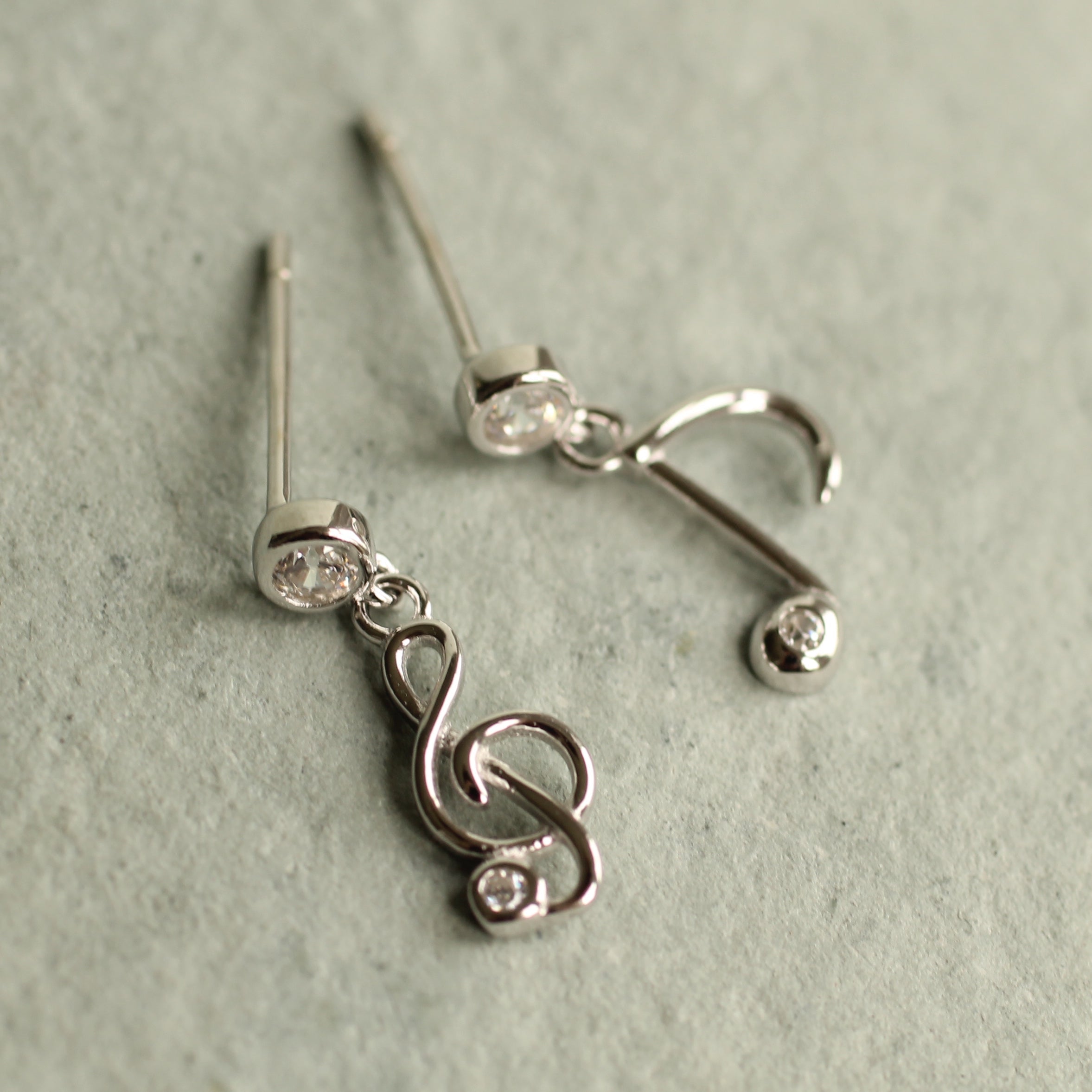Musical Note Stud Earrings